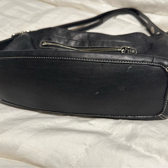 Coach Black Leather Shoulder Bag - Picture 12 of 15